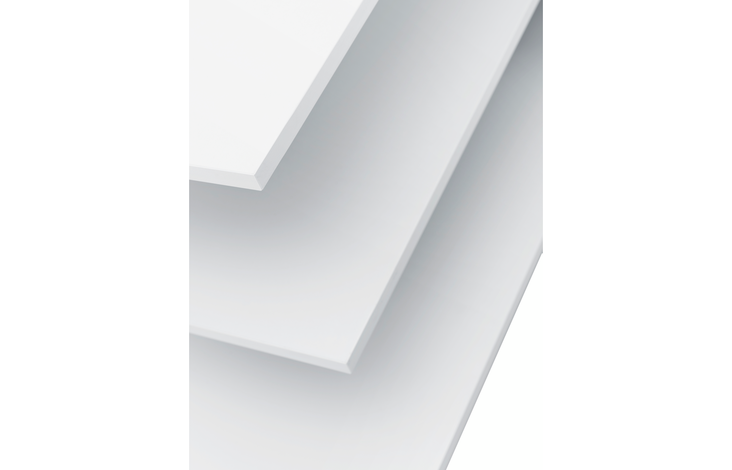 Hyllylevy 16x285x2650 valkoinen - Lastulevyt - 6405422905201 - 1