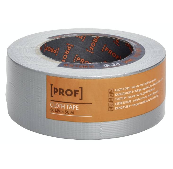 Kangasteippi PROF 50mmx50m - Teipit ja tiivisteet - 6405422534081 - 2