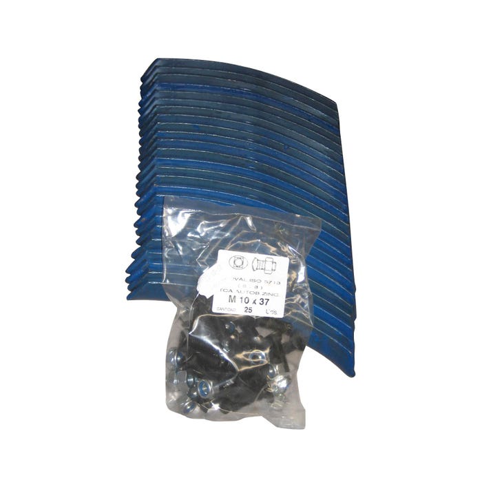 Kärkiterä 6 mm + pultit 25 kpl - Muut maatalouskonetarvikkeet - 6405422938261 - 1