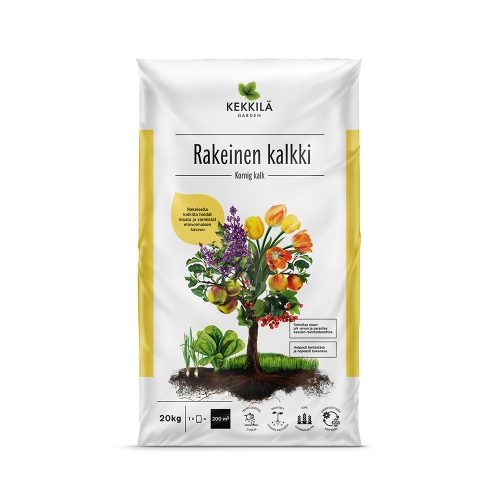 Kekkilä Rakeinen Kalkki 20 kg - Puutarhakalkit - 6433000610421 - 1