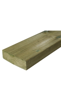 Kestopuu runko 48x148 vihreä - Kyllästetty puutavara - 6438313557401 - 1