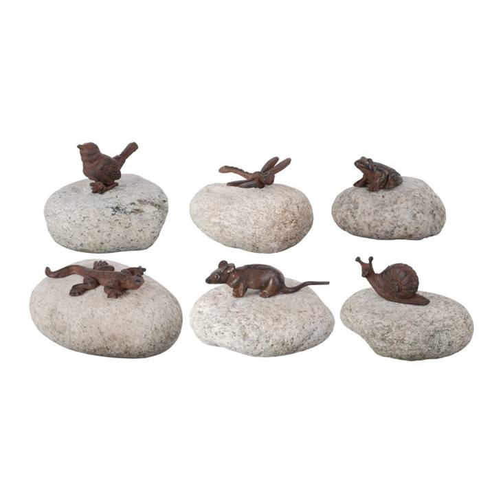 Koristekivi eläinhahmolla 12x9x8cm - Pihakoristeet - 8714982043581 - 1