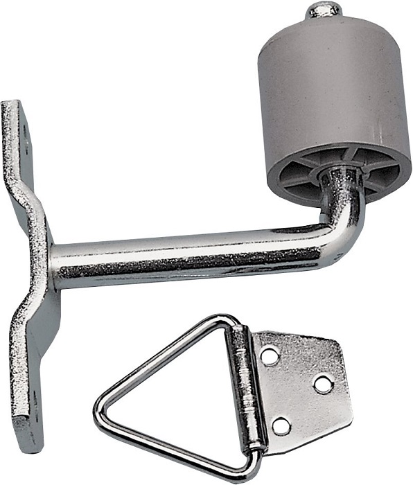 Kulmavaste PROF 100mm Fe/Zn seinään - Ovisalvat, ovivasteet ja ovistopparit - 6438313172611 - 1