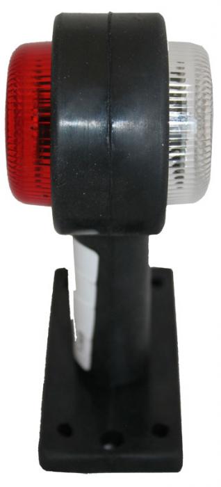 LED äärivalo 12/24V, suora - Perävaunujen varaosat - 6430032151731 - 1