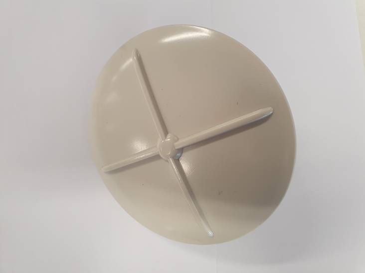 Lautasventtiili 125 mm muovi 2 kpl T - Tuloilmaventtiilit ja poistoilmaventtiil - 6418745001521 - 1