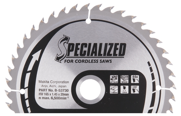 Makita Pyörösahanterä HM 165mm - Pyörösahanterät - 88381473941 - 1