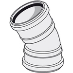 Muhvikulma 110x45 harmaa 2430226 - Viemäriputken osat - 6414904218371 - 1