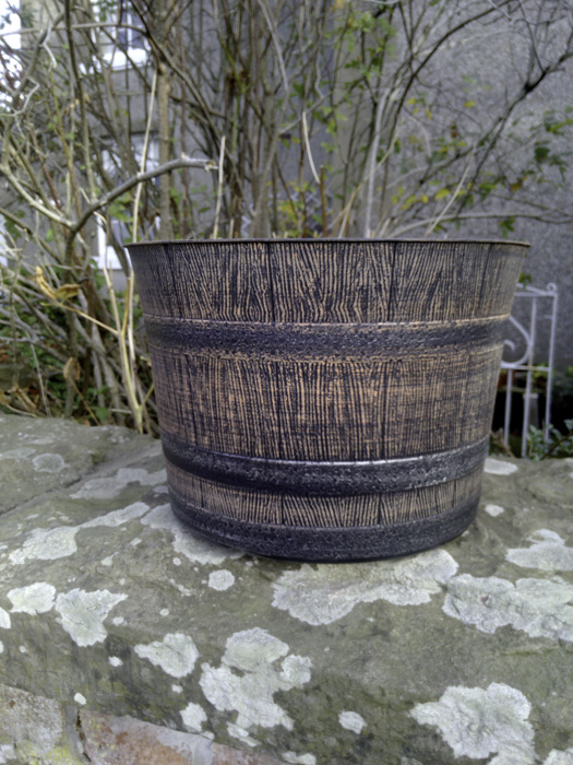 Muoviruukku Viskitynnyri 32x21,5cm - Ulkoruukut - 5060371312121 - 1