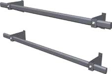 Sivusiirtymäsarja 2 × 1,5 m RR33 musta - Kattoturvatuotteet - 6417538111421 - 1