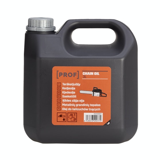 Teräketjuöljy Prof 3 L - Pienkoneöljyt ja kemikaalit - 6438313492771 - 2