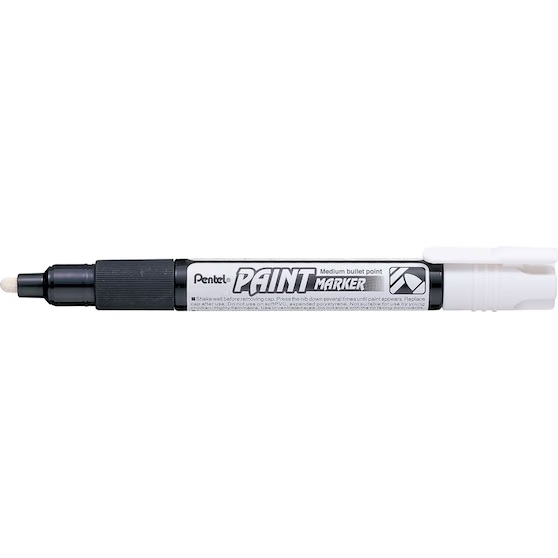 Tussi Pentel MMP2 valkoinen - Merkintä ja linjanarut - 4016284333501 - 1
