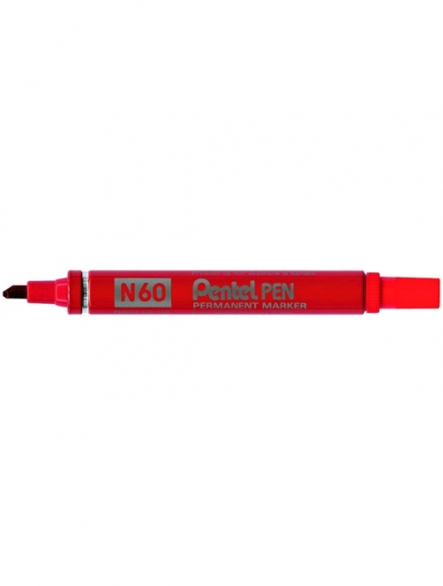 Tussi Pentel XN60 punainen viisto kärki - Merkintä ja linjanarut - 4016284100301 - 1