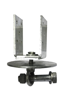 U-pilarikiinnike säädettävä 45-90 x 95/70 x 4 mm - Kierrepaalut - 6416223462961 - 1