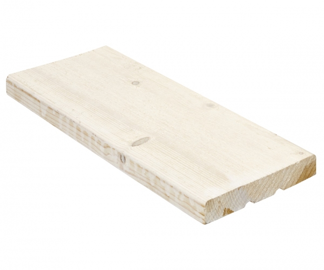 Ulkoverhouslauta 20x120 pohjamaalattu - Ulkoverhoustuotteet - 6438313556701 - 1