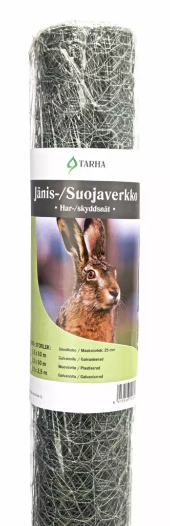 Jänisverkko 120 cm x 10m galvanoitu - Aitaverkot ja aitatarvikkeet - 6416556101841 - 1