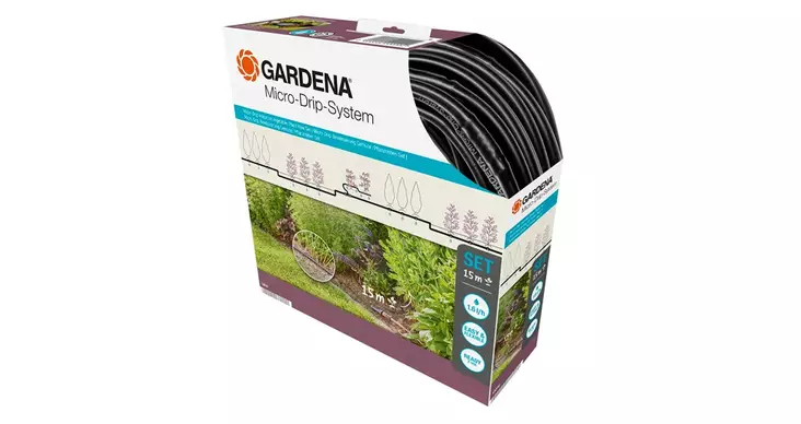 Gardena Micro-Drip-Kastelusarja 15m - Letkukärryt ja letkukelat - 4078500018241 - 1