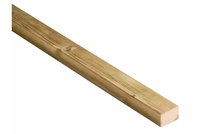 Kestopuu 48x73 vihreä A-luokka - Kyllästetty puutavara - 6405422591671 - 1
