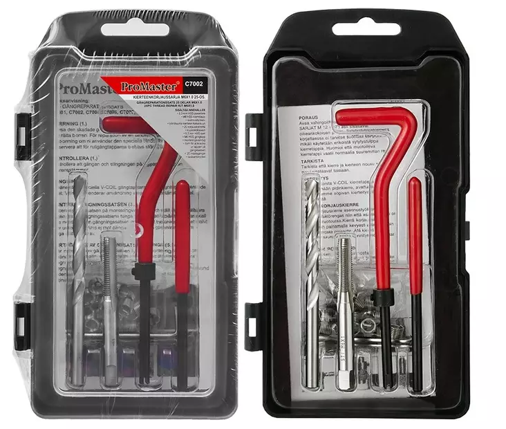 Kierteenkorjaussarja M6X1.0 25-OS. - Kierretapit, vääntimet ja kierreleikkuri - 6420286870021 - 1