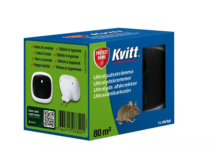 Kvitt Ultraäänikarkotin 80m2 - Muut Torjunta-aineet ja Laitteet - 3664715078401 - 1