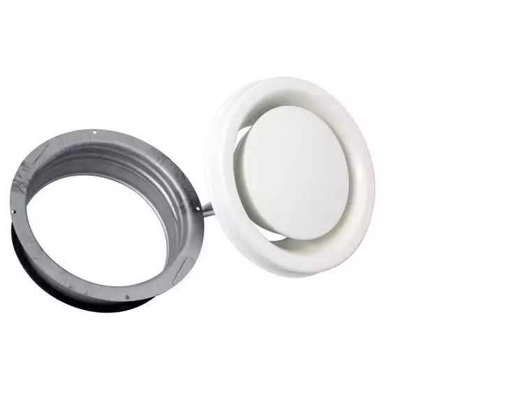 Poistoventtiili kehyksellä OPV-125 - Tuloilmaventtiilit ja poistoilmaventtiil - 6413822943211 - 1