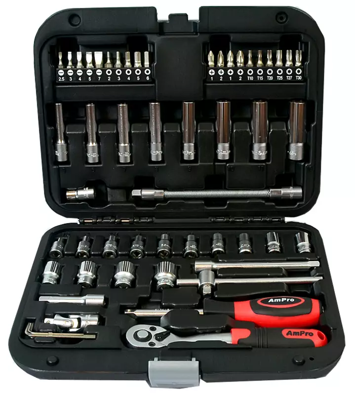 Työkalusarja 1/4" 54-os. - Vääntötyökalut ja työkalusarjat - 795609461511 - 1