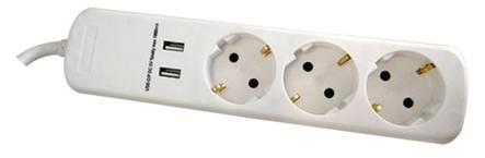 Jatkojohto OPAL 3-osainen maadoitettu - Sisäjatkojohdot - 6413821242032 - 1