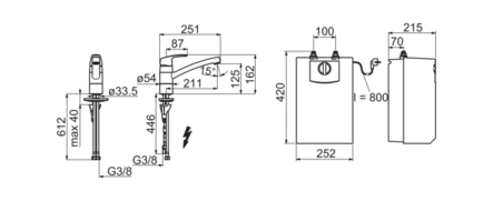 Keittiöhana oras 1023F safira mökki - Keittiöhanat - 6414150078842 - 2