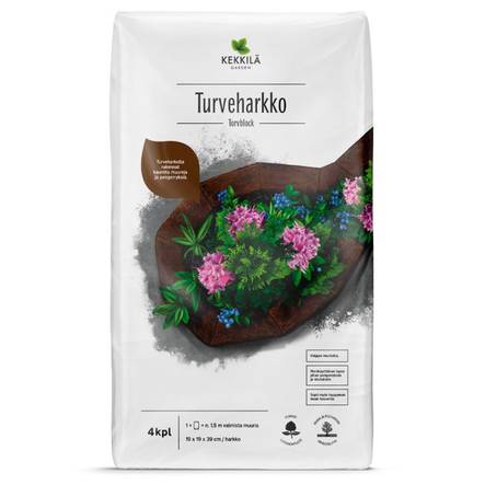 Kekkilä Turveharkko lava 24 x 4kpl - Puutarhamullat ja turve - 24x6433000001182 - 1