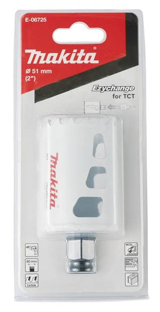 Makita Reikäsahanterä T.C.T 51mm E-06725 - Reikäsahat - 088381570442 - 2