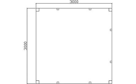 Pergola Lillesand 9,0m² - Aitat ja vierasmajat - 4018211760572 - 2