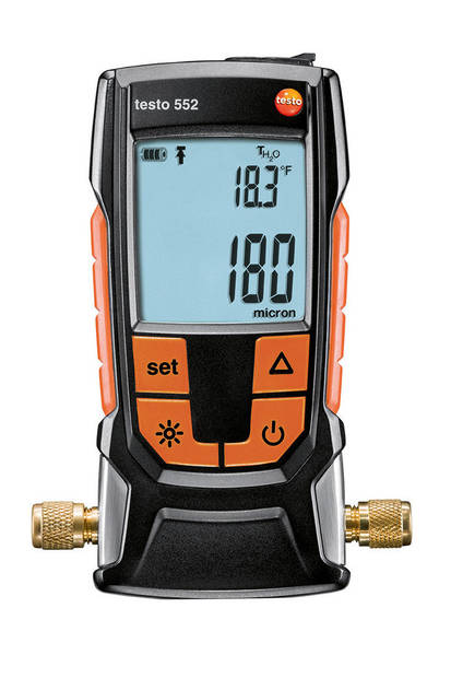 Testo 552 Vakuumimittari - Ilmalämpöpumppujen työkalut - 4029547016301 - 1