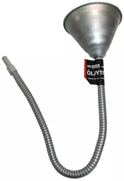 Öljytratti 60 cm, sinkitty teräs - Muut autotarvikkeet - 6430074695842 - 1