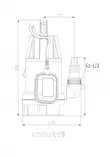 UPPOPUMPPU 750 W Q750-B3 - Vesipumput ja vesiautomaatit - 6413820890302 - 2