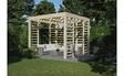Pergola Lillesand 9,0m² - Aitat ja vierasmajat - 4018211760572 - 1