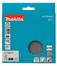 Makita Hiomaverkko 125 mm K180, 10 kpl - Hiomapyöröt epäkeskohiomakoneille - 197050354372 - 3