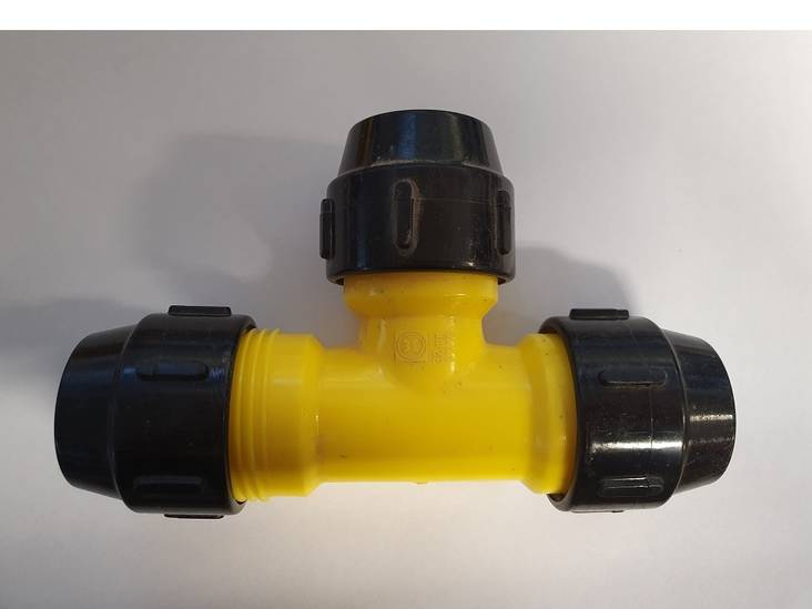 32 mm t-liitin muovinen - Kierreliittimet - 6432102 - 1