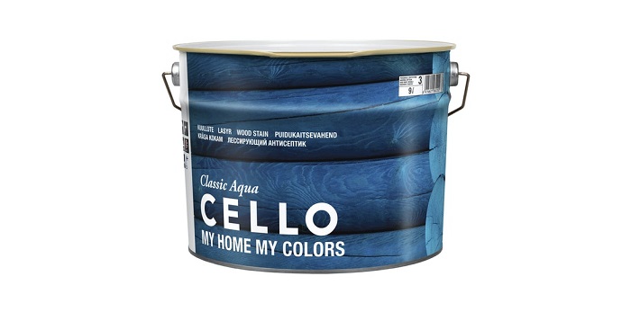 Cello Classic Aqua Kuullote 9l PM3 - Kuullotteet - 6414621062202 - 1