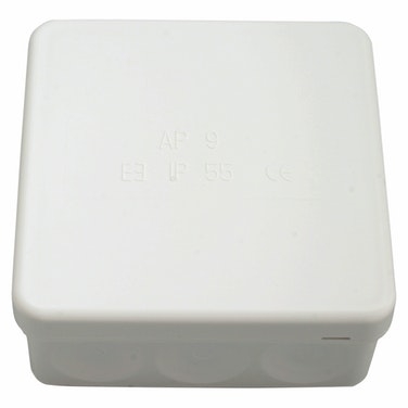 Jakorasia ABB AP9, 86x86mm IP65 - Jakorasiat, asennusrasiat ja liitäntäras - 6418677309502 - 1