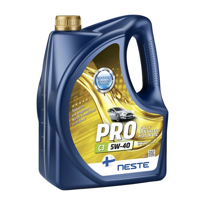 Neste Pro C3 5W-40 4 l moottoriöljy - Moottorin voiteluaineet - 6412241173452 - 1