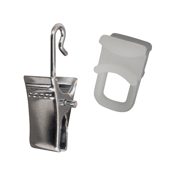 Pisla U-verhokiskon liukusarja 20 kpl - Verhotangot ja tarvikkeet - 6417012075072 - 1