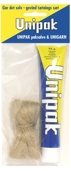 Putkikitti Unipak 65 G Tuubi + Hamppu - Vesi ja viemäröinti - 5708923095602 - 1