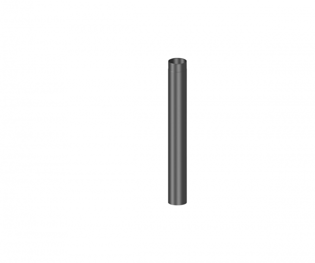 Savuputki Jeremias 120mm 1,0m musta - Savupiiput ja hormit - 5900856985962 - 1