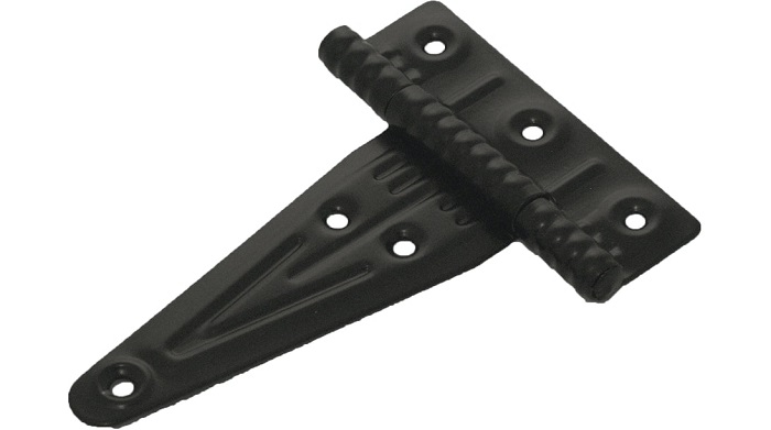 T-sarana PROF 200mm musta Fe Zn 2kpl - Saranat - 6410404781162 - 1