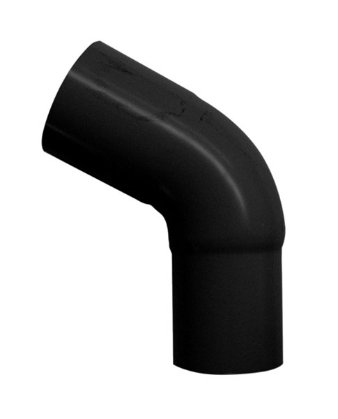Taivutettu putki Ø 90 mm/60° Musta - Sadevesijärjestelmät - 5702752265502 - 1