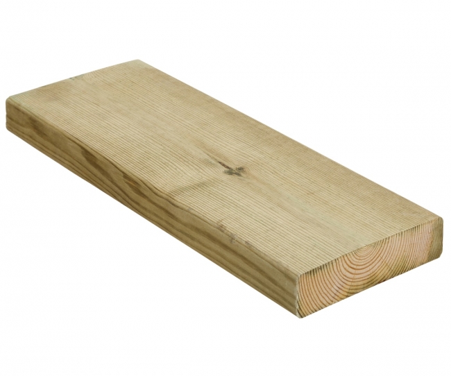 Terassilauta kestopuu 28x120 vihreä - Terassilaudat - 6438313557012 - 1