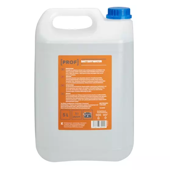 Akkuvesi Prof 5l - Kemikaalit - 6438313680222 - 1