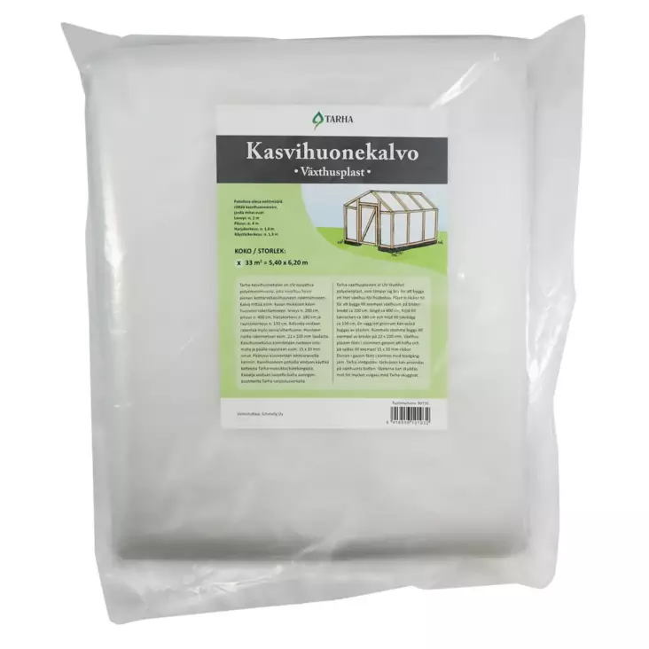 Kasvihuonemuovi 33m2 - Kasvihuonetarvikkeet - 6416556101032 - 2
