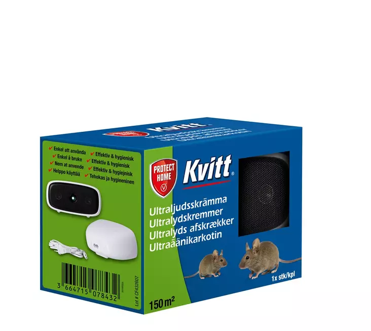 Kvitt Ultraäänikarkotin 150m2 - Muut Torjunta-aineet ja Laitteet - 3664715078432 - 1