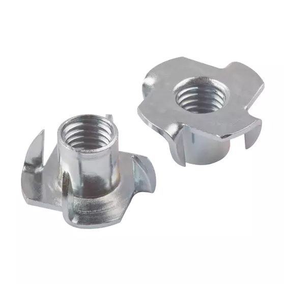 Lyöntimutteri PROF M8 Sähkösinkitty 4kpl - Karmiruuvit, kalusteruuvit ja koolausruu - 6438313658832 - 1