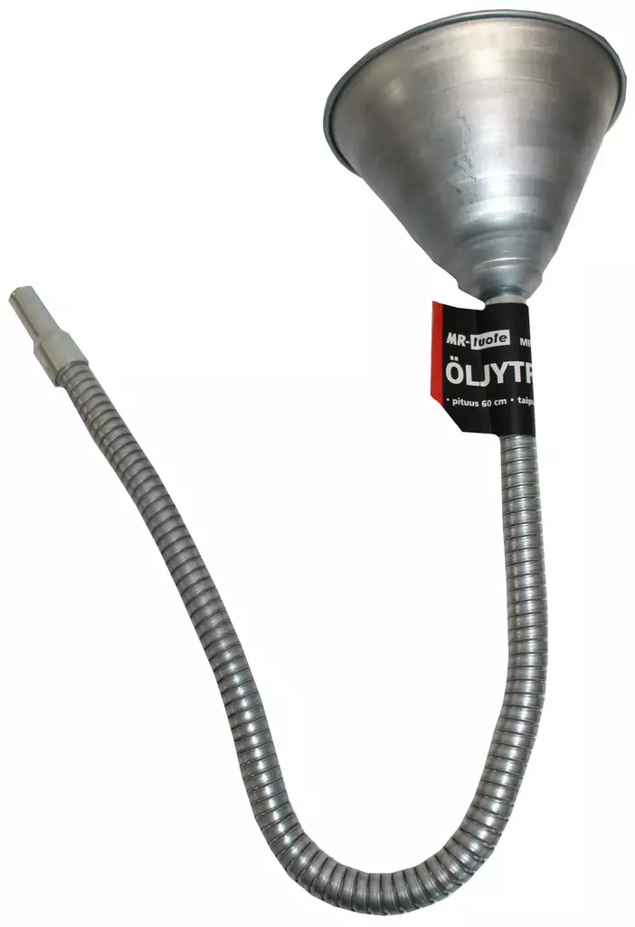 Öljytratti 60 cm, sinkitty teräs - Muut autotarvikkeet - 6430074695842 - 1